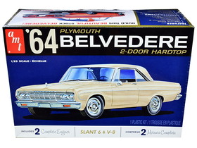 AMT AMT1188M  Skill 2 Model Kit 1964 Plymouth Belvedere Coupe Hardtop 1/25 Scale Model