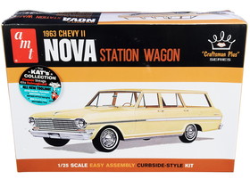 AMT AMT1202  Skill 2 Model Kit 1963 Chevrolet II Nova Station Wagon "Craftsman Plus Series" 1/25 Scale Model