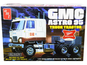 AMT AMT1230  Skill 3 Model Kit GMC Astro 95 Truck Tractor "Miller" 1/25 Scale Model