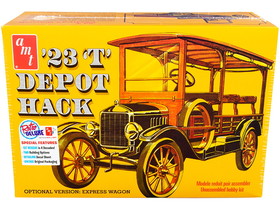 AMT AMT1237  Skill 2 Model Kit 1923 Ford T Depot Hack 2-in-1 Kit 1/25 Scale Model