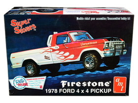 AMT AMT858  Skill 2 Model Kit 1978 Ford 4x4 Pickup Truck "Firestone Super Stones" 1/25 Scale Model