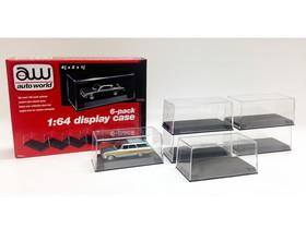 Autoworld AWDC008  6 Collectible Display Show Cases for 1/64 Scale Model Cars