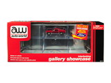Autoworld AWDC018  6 Car Interlocking Acrylic Display Show Case with 1967 Ford Mustang GT Red for 1/64 Scale Model Cars