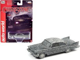Autoworld AWSP040  1958 Plymouth Fury (An Evil) After Fire Version "Christine" (1983) Movie 1/64 Diecast Model Car