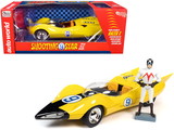 Autoworld AWSS125  Shooting Star #9 Yellow and Racer X Figurine 