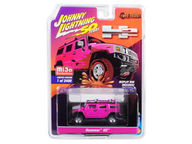 Johnny Lightning JLCP7210  Hummer H2 Pink "Off-Road" " 50th Anniversary" Limited Edition to 2400 pieces Worldwide 1/64 Diecast Model Car