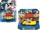 Johnny Lightning JLDR015-JLSP121  Racer X Shooting Star #9 Yellow with Collectible Tin Display 