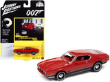 Johnny Lightning JLPC002-JLSP126  1971 Ford Mustang Mach 1 Bright Red with Black Bottom (James Bond 007) 