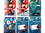 Johnny Lightning JLPC001  Pop Culture 2020 Set of 6 Cars Release 1 1/64 Diecast Model Cars