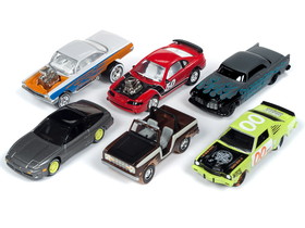 Johnny Lightning JLSF012B  "Street Freaks" 2019 Set B of 6 Cars Release 1 Limited Edition to 3000 pieces Worldwide 1/64 Diecast Models