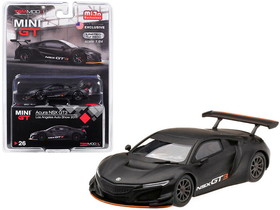 True Scale Miniatures MGT00026  Acura NSX GT3 Matt Black "Los Angeles Auto Show 2017" Limited Edition to 3600 pieces Worldwide 1/64 Diecast Model Car