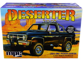 MPC MPC848M  Skill 2 Model Kit 1984 GMC Pickup Truck (Molded in Black) "Deserter" 1/25 Scale Model