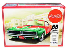 MPC MPC919M  Skill 3 Snap Model Kit 1969 Dodge Charger RT "Coca-Cola" 1/25 Scale Model