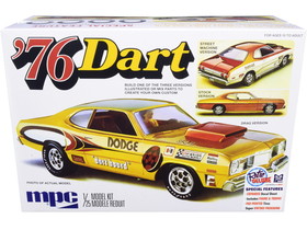 MPC MPC925  Skill 2 Model Kit 1976 Dodge Dart Sport with Two Figurines 3 in 1 Kit 1/25 Scale Model