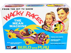 MPC MPC935  Skill 2 Snap Model Kit The Mean Machine with Dick Dastardly and Muttley Figurines "Wacky Races" (1968) TV Series 1/25 Scale Model