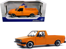Solido S1803502  1982 Volkswagen Caddy MKI Pickup Truck Custom Orange 1/18 Diecast Model Car