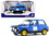 Solido S1803801  1980 Autobianchi A112 Abarth Blue "Chardonnet" Rally Car 1/18 Diecast Model Car