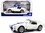 Solido S1804906  Shelby Cobra 427 S/C Convertible Wimbledon White with Blue Stripes 1/18 Diecast Model Car