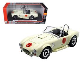 Shelby Collectibles SC136  1965 Shelby Cobra 427 SC Cream #11 Limited Edition 1/18 Diecast Model Car