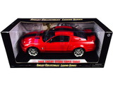 Shelby Collectibles SC313  2008 Ford Shelby Mustang GT500 Super Snake Red with Black Stripes 