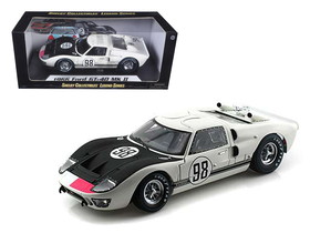 Shelby Collectibles SC415  1966 Ford GT-40 MK 2 #98 White 1/18 Diecast Car Model