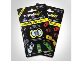 Toyscarmag TCM43069  10 piece Clip-On Magnets Clip and Display for 1/64-1/55-1/76 Scale Model Cars