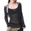 BellyLady Women Tribal Sheer Stretchy Long Sleeve Belly Dance Yoga Top