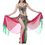 BellyLady Tribal Fringe Sequin Bra & Waist Belt, Belly Dancer Costume Set