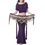 BellyLady Belly Dance Tribal Costume Set, Cotton Ruffle Top And Pants, 2 Pieces