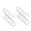 ASPIRE Round S Shaped Hooks Premium Stainless Steel Hanging Hook Hangers For Bathroom