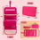 6 PCS Wholesale Aspire Portable Toiletry Bag For Traveling Cosmetic Makeup Kit Organizer