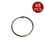 Aspire Circular Rings For Window Curtain Rod, 50mm Book Rings, 48 Pcs