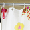 Aspire C-Shaped Plastic Shower Curtain Hooks Rings, 96 Pcs
