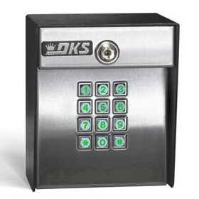 DoorKing 1515-081 - Stainless 400-Code Lighted Weigand Keypad W/Digital Lock