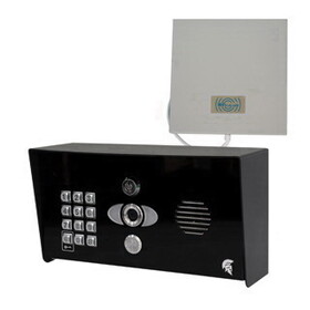 AES AES-PRAE-IP-PBK-US 1 Button Wifi Praetorian Video Intercom Imperial Pedestal W/ Keypad