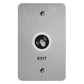 BAS-IP Sh-45Te-Silver Touch-Free Stainless-Steel Exit Button
