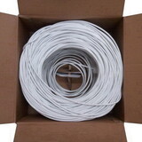 Commodity Cables Cat5E 350 Cmp 24/4 1000' White Pull Box Plenum