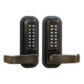 LockeyUSA 2835 Dc - Mechanical Keyless Dual-Combination Lever Lock