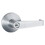 LockeyUSA Pb-Lhsr - Pb100 Storeroom Aluminum Keyed Lever Entry Trim For Use W/Panic Bar, Price/Each