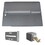 LockeyUSA Ps51S - Silver 24" Panic Shield Safety Kit W/ Pb1100 Panic Bar, Price/Each