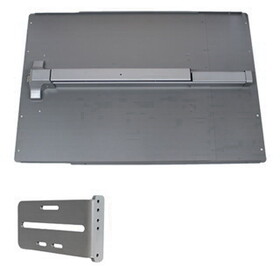 LockeyUSA Ps41S - Silver Standard 24" Panic Shield Value Kit W/ Pb1100 Panic Bar