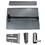 LockeyUSA Ps62S - Silver 24" Standard Panic Shield Security Kit W/ Detex V-40 Panic Bar, Price/Each