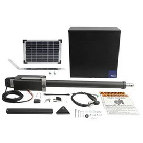 HySecurity O-T310-Slr-Bl - Titan12L1 Solar Bundle W/ Mercury 310 Controller Swing Gate Opener Kit