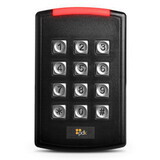 ProdDataKey Rkb - Single Gang High-Security (13.56 Mhz) Proximity + Pin Keyboard Red Reader