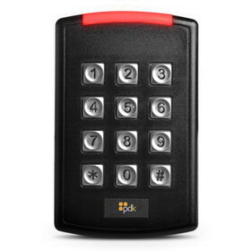 ProdDataKey Rkpb - Single Gang High-Security (13.56 Mhz) Mobile-Ready Proximity + Pin Keyboard Red Reader