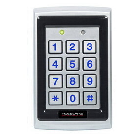 Rosslare Ac-Q42Sb Vandal-Resistant Backlit Standalone Indoor/Outdoor Pin And Proximity Controller For 500 Users (No Weigand)