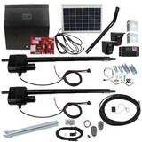 US Automatic 020075 - Patriot Ii Solar-Charged Dual Swing Gate Operator Kit