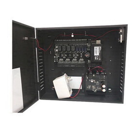 ZKTeco C3-400-Bun Four-Door Ac Panel Controller W/ Metal Cabinet And Power Supply
