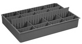 Durham 124-95-EXL-IND Variable Compartment inserts for Large Boxes with 6 Dividers, (3) Vertical & (3) Horizontal