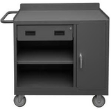 Durham 2212A-LU-95 Mobile Bench Cabinet with 5